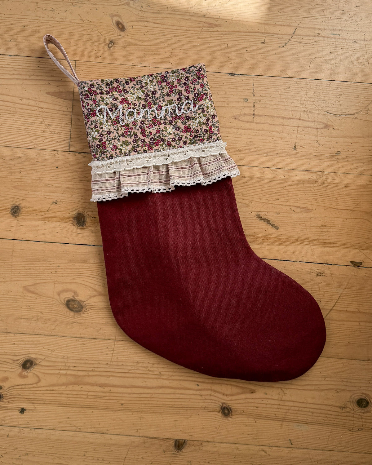 Symønster: Julestrømpe