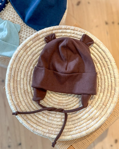 Symønster: Mini beanie (0–10år)