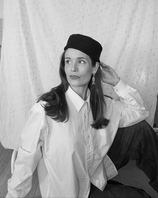 Symønster: Pillbox hat (54–60 cm)